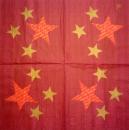 005 Stars - 3-ply (red) - Papstar